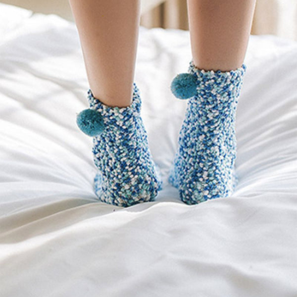 Blue Mania Fuzzy socks