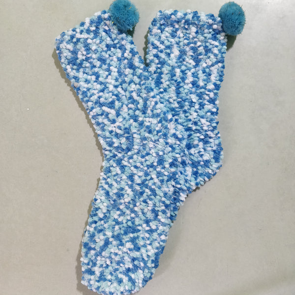 Blue Mania Fuzzy socks