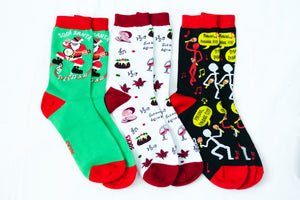 Trinbago Christmas Sock Collection (3 pair bundle)